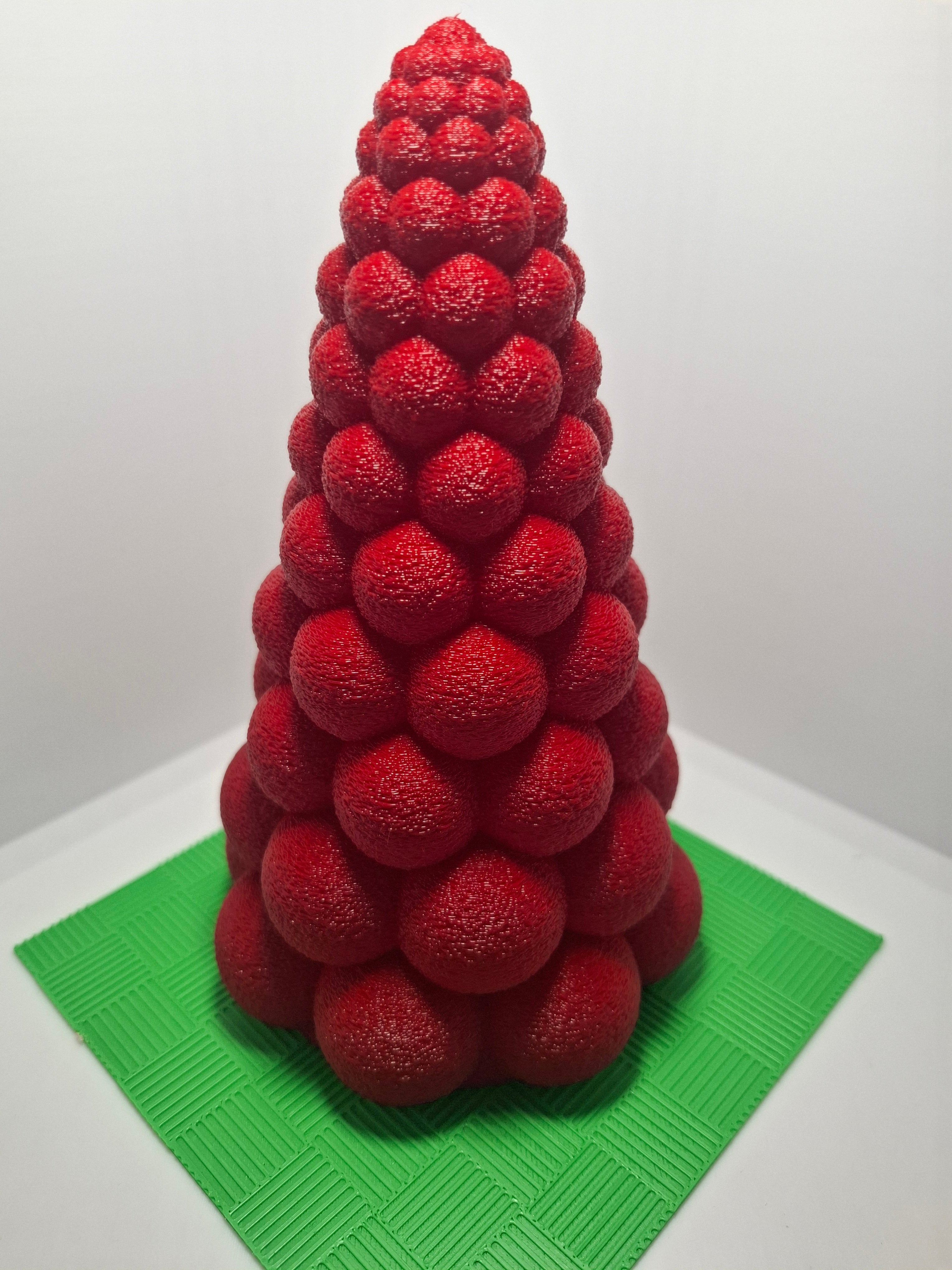 Árbol de Navidad Minimalista 3D "Bubble" - Ideal Escritorio y Oficina