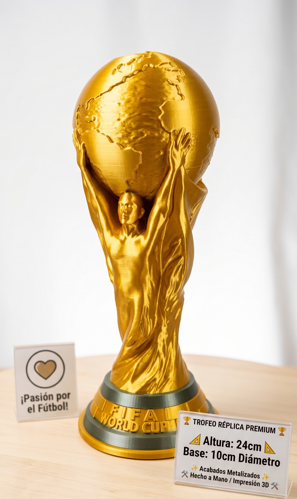 Trofeo de Colección Premium – Acabado Metalizado