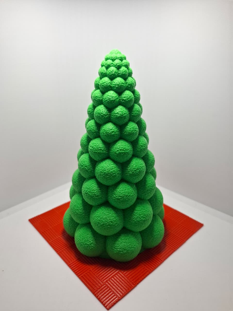 Árbol de Navidad Minimalista 3D "Bubble" - Ideal Escritorio y Oficina