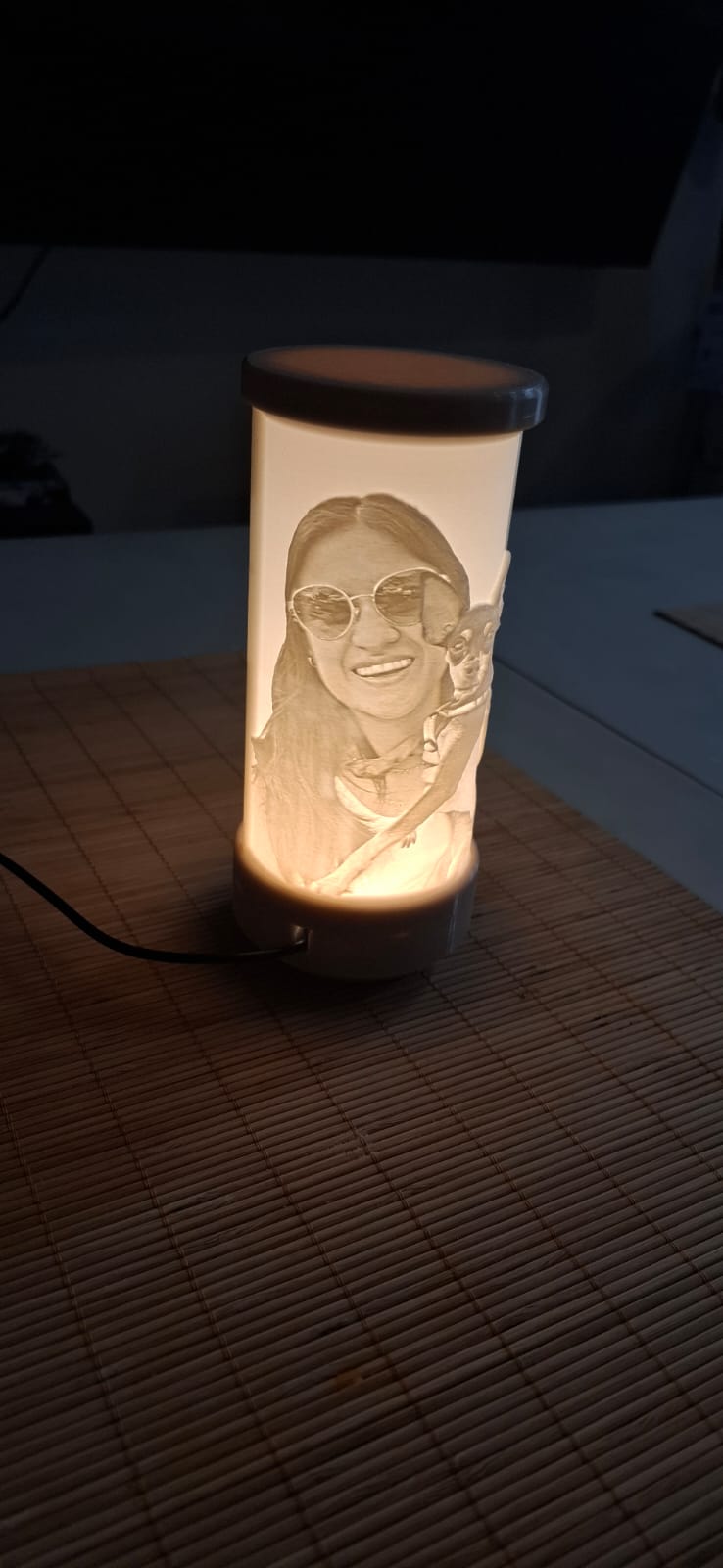 Litofania - Tipo lampara