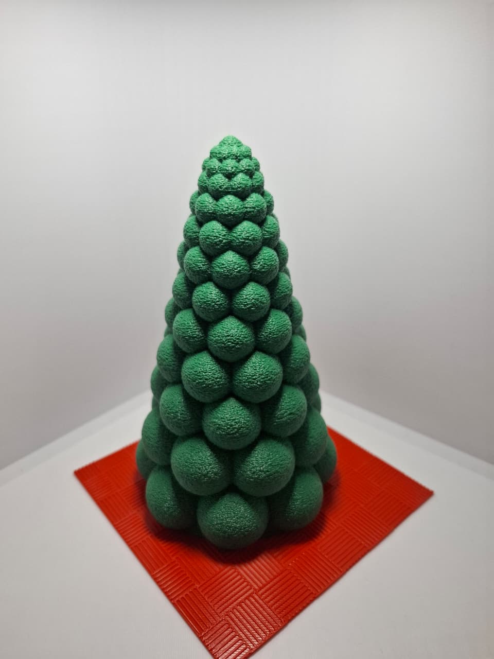 Árbol de Navidad Minimalista 3D "Bubble" - Ideal Escritorio y Oficina